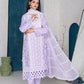 Lilac Luxe – 3Pc Stitched Embellished Lawn Suit