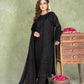 Midnight Noir – 3Pc Stitched Lawn Suit