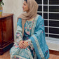 Azure Blossom – 3PC Luxury Embroidered Lawn Suit